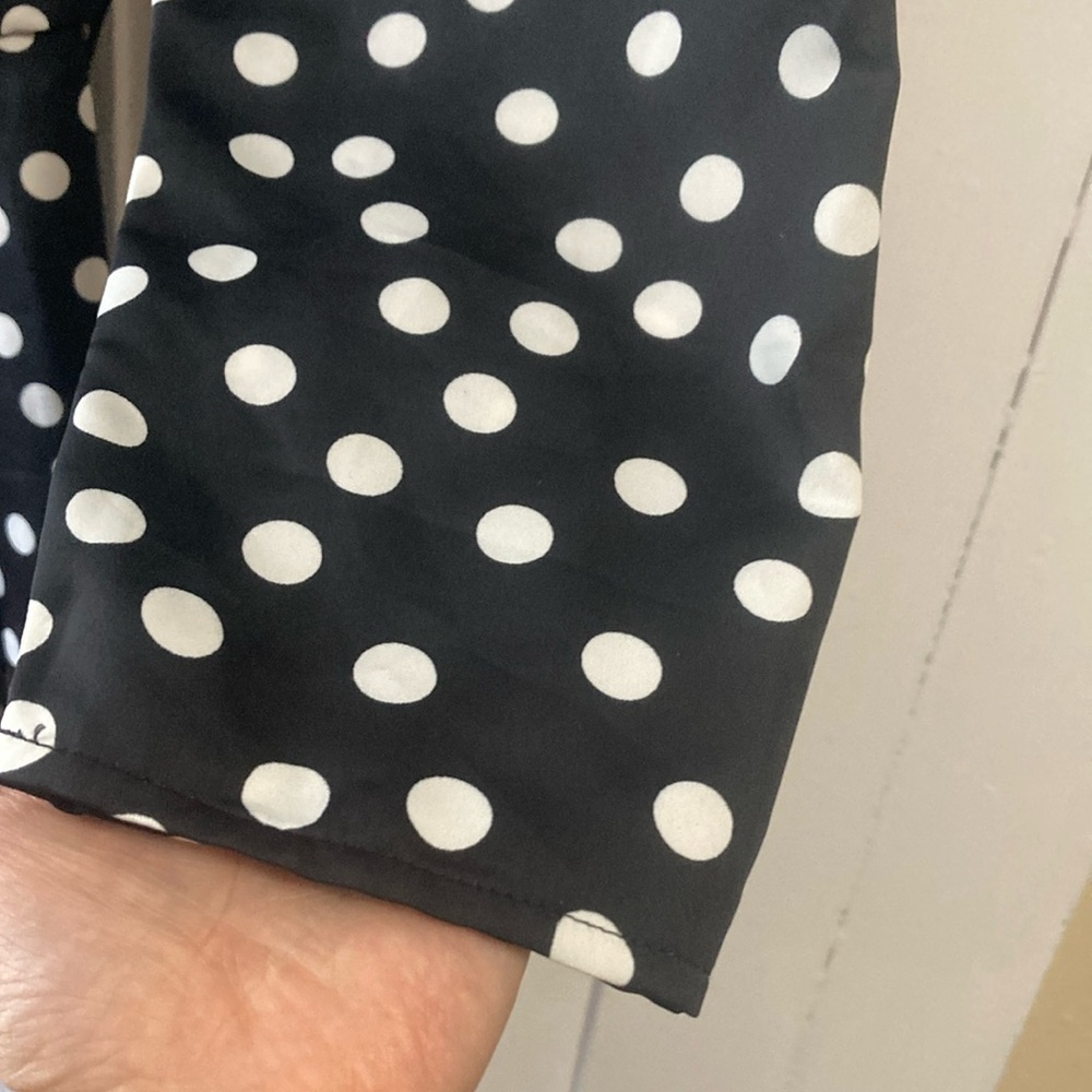 A New Day Black and White Polka Dot Dress - Picture 3 of 7